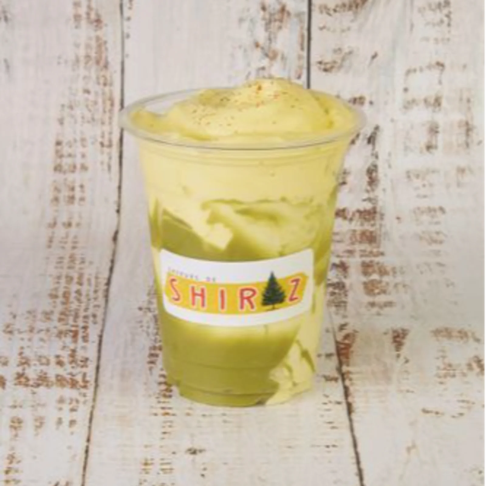 Milkshake pistache-safran